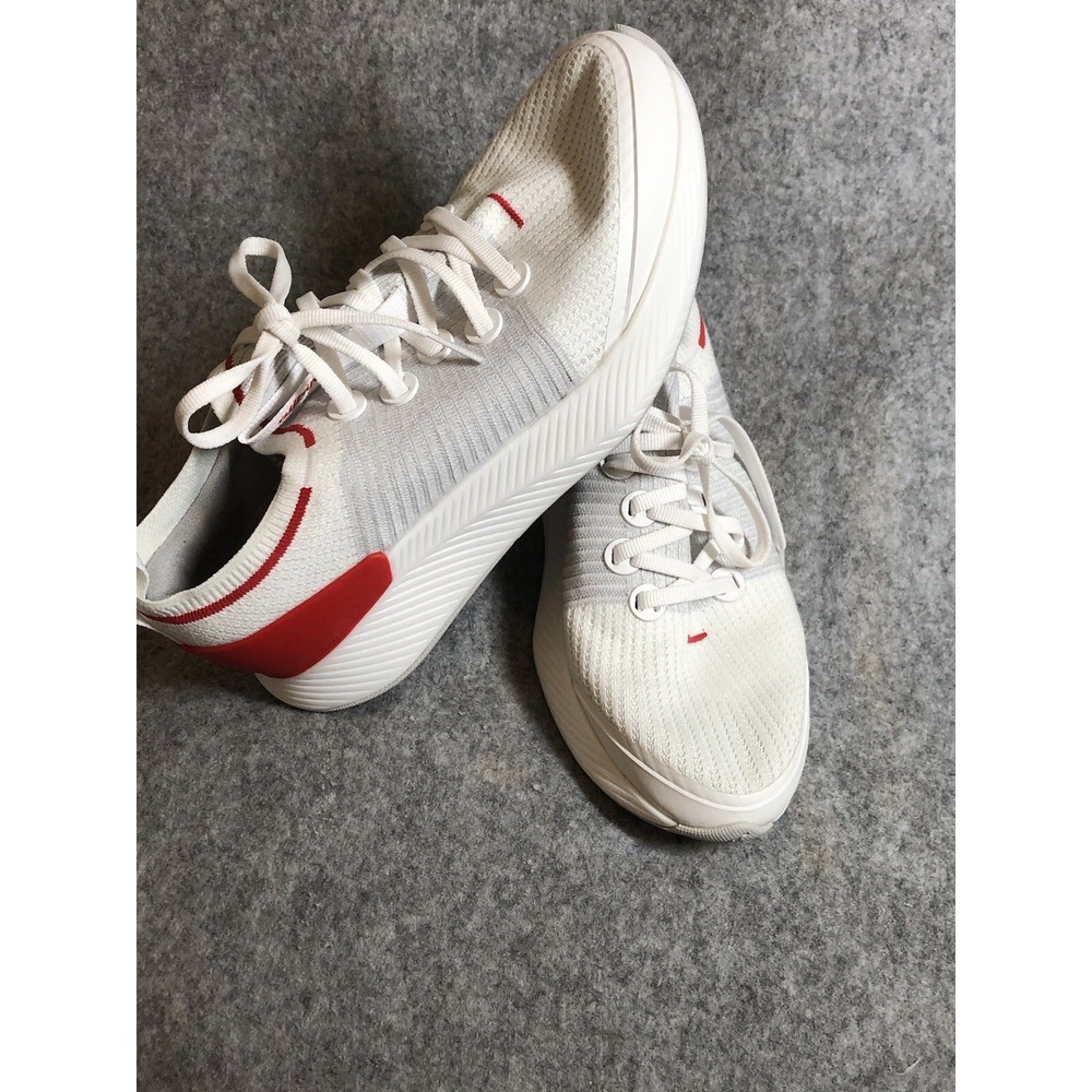 Allbirds Sneakers Women 7.5W Red White Athletic Running Shoes Performance Sports